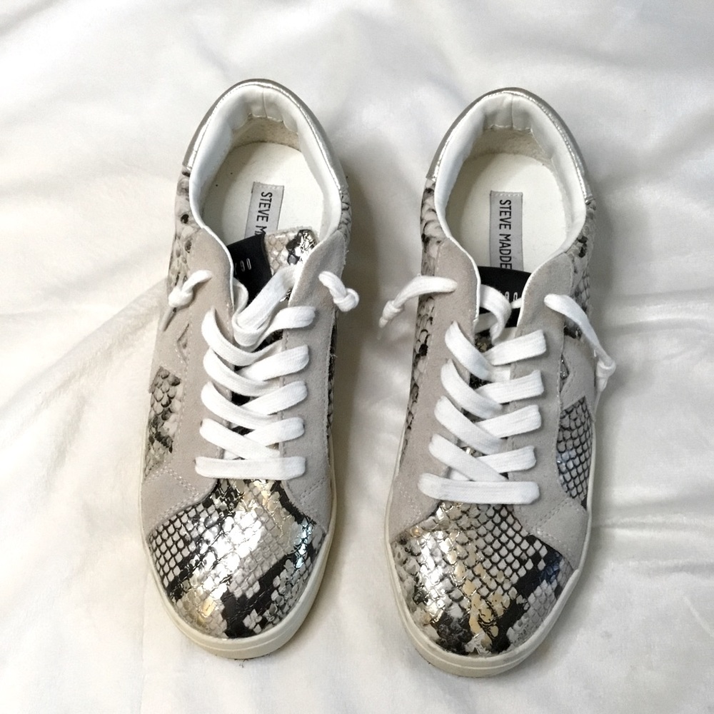 Woman’s Steve Madden sneakers.
